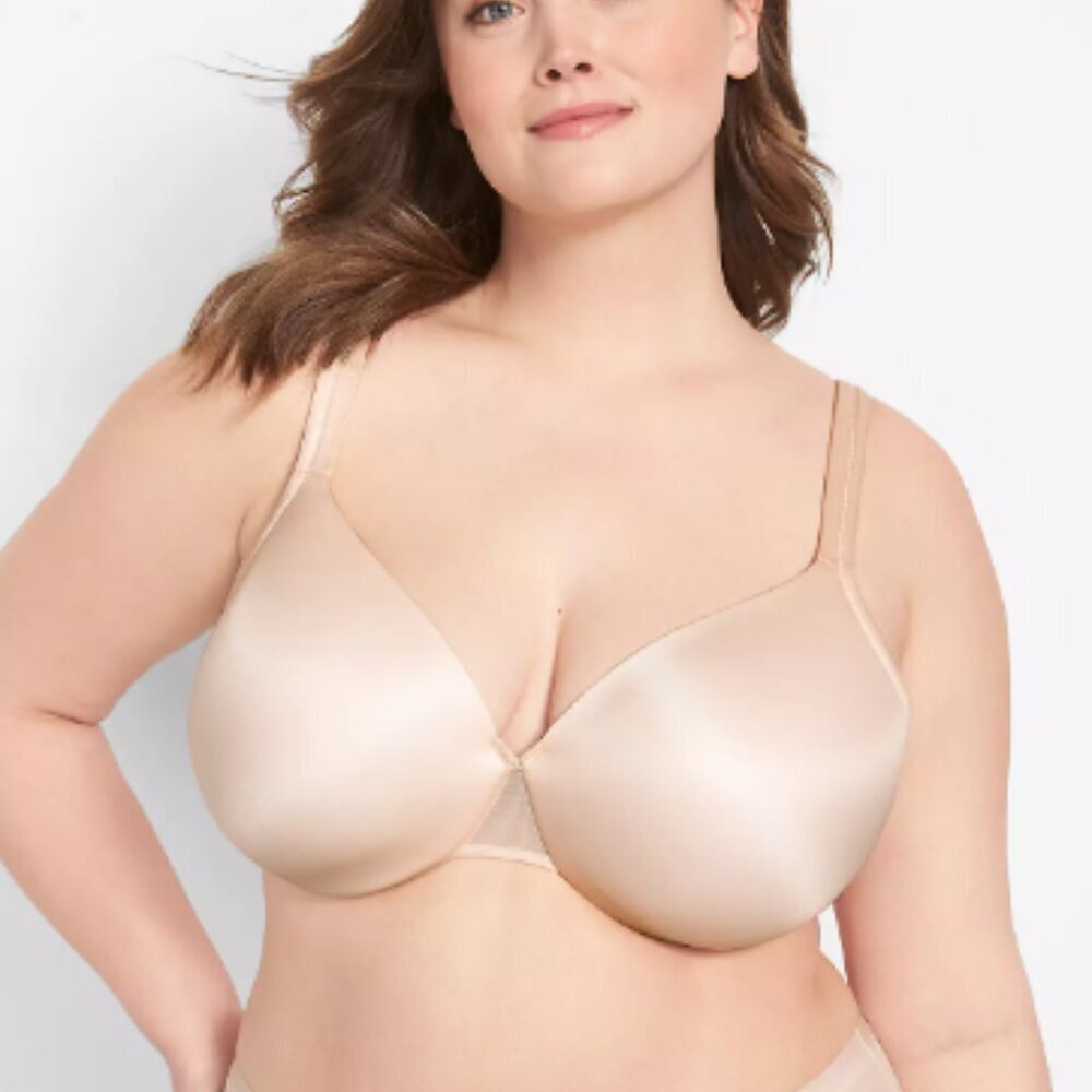22. Lane Bryant CACIQUE Full Coverage Beige 46C Bra
